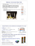 Batteries: Commercial Voltaic Cells