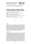 Numerical analysis of Richards` problem for water penetration in