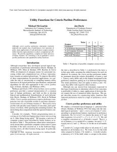 Utility Functions for Ceteris Paribus Preferences