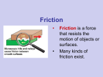 Friction - Mayfield City Schools