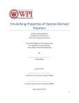 Emulsifying Properties of Dextran Derived Polymers