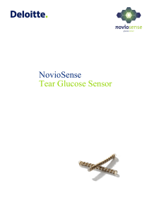 NovioSense Tear Glucose Sensor