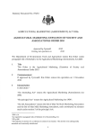 Statutory Document No. 772/10 AGRICULTURAL MARKETING