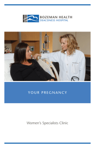 YOUR PREGNANCY Women`s Specialists Clinic