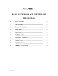 Chapter 1: Basic Seismology and Earthquake Terminology