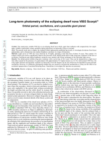 Long-term photometry of the eclipsing dwarf nova V893 Scorpii