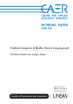 Political Aspects of Buffer Stock Employment WORKING