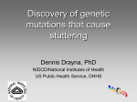 Discovery Of Genetic Mutations That Cause Stuttering