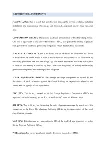 Understanding electricity bill common terminologies