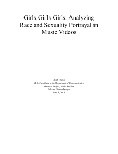 Girls, Girls, Girls: Analyzing Race and Sexuality Portrayal in Music