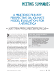 A multi-disciplinary perspective on climate model evaluation for