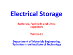 Electrical Storage: Batteries, Fuel Cells and Ultra