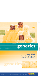 genetics genetics - Cystic Fibrosis Association of New Zealand