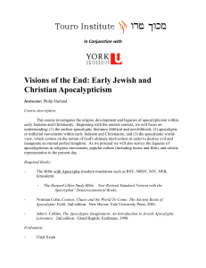 Visions of the End: Early Jewish and Christian Apocalypticism
