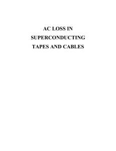 AC loss in superconducting tapes and cables