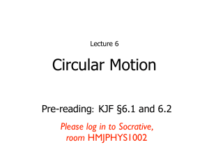 Circular Motion