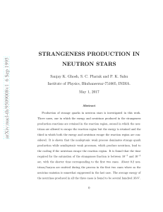 Strangeness Production in Neutron Stars