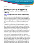 Methods for Measuring the Influence of Concept Mapping on