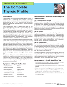 The Complete Thyroid Profile