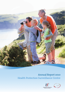 HPSC annual report 2010 - Health Protection Surveillance Centre
