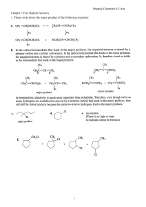 Organic Chemistry I-2 Ans Chapter 7 Free Radical Answers 1