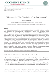 Statistics of the Environment? - RuCCS