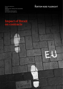 Impact of Brexit on contracts