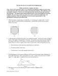 Final Exam Review Problems