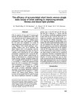 The efficacy of accumulated short bouts versus