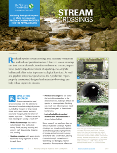 Stream Crossings - The Nature Conservancy