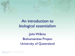Biological essentialism