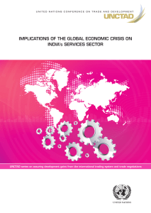 implications of the global economic crisis on india`s services sector