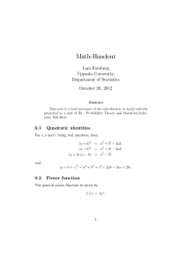 B1 Math Handout