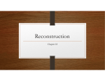 Chapter 18-Reconstruction
