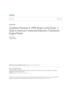 Graebner, Norman A. 1989. Empire on the Pacific