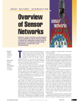 Overview of Sensor Networks