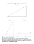 Introduction to Trigonometry – The Sine Ratio