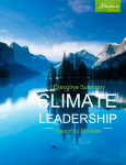 Climate Leadership report to minister executive summary