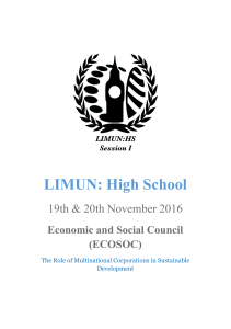 LIMUN: High School