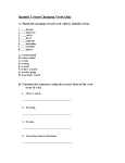 Spanish 1 Stem-Changing Verbs Quiz