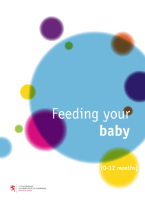 Feeding your baby