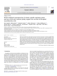 MYCN-mediated overexpression of mitotic spindle regulatory genes