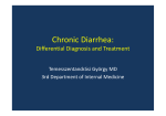 Chronic diarrhea - differential diagnosis and treatment