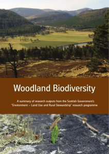 Woodland Biodiversity - The Macaulay Land Use Research Institute