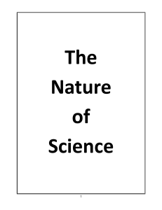 The Nature of Science - Florida Center for Environmental Studies