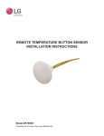 remote temperature button sensor installation instructions