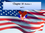 Chapter 10 :Section 1 and 2