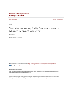 Search for Sentencing Equity: Sentence Review
