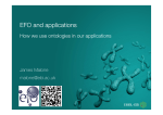 EFO and applications