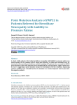 Point Mutation Analysis of PMP22 in Patients Referred for Hereditary
